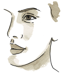 Elevaci&oacute;n de cejas coronal pretriquial